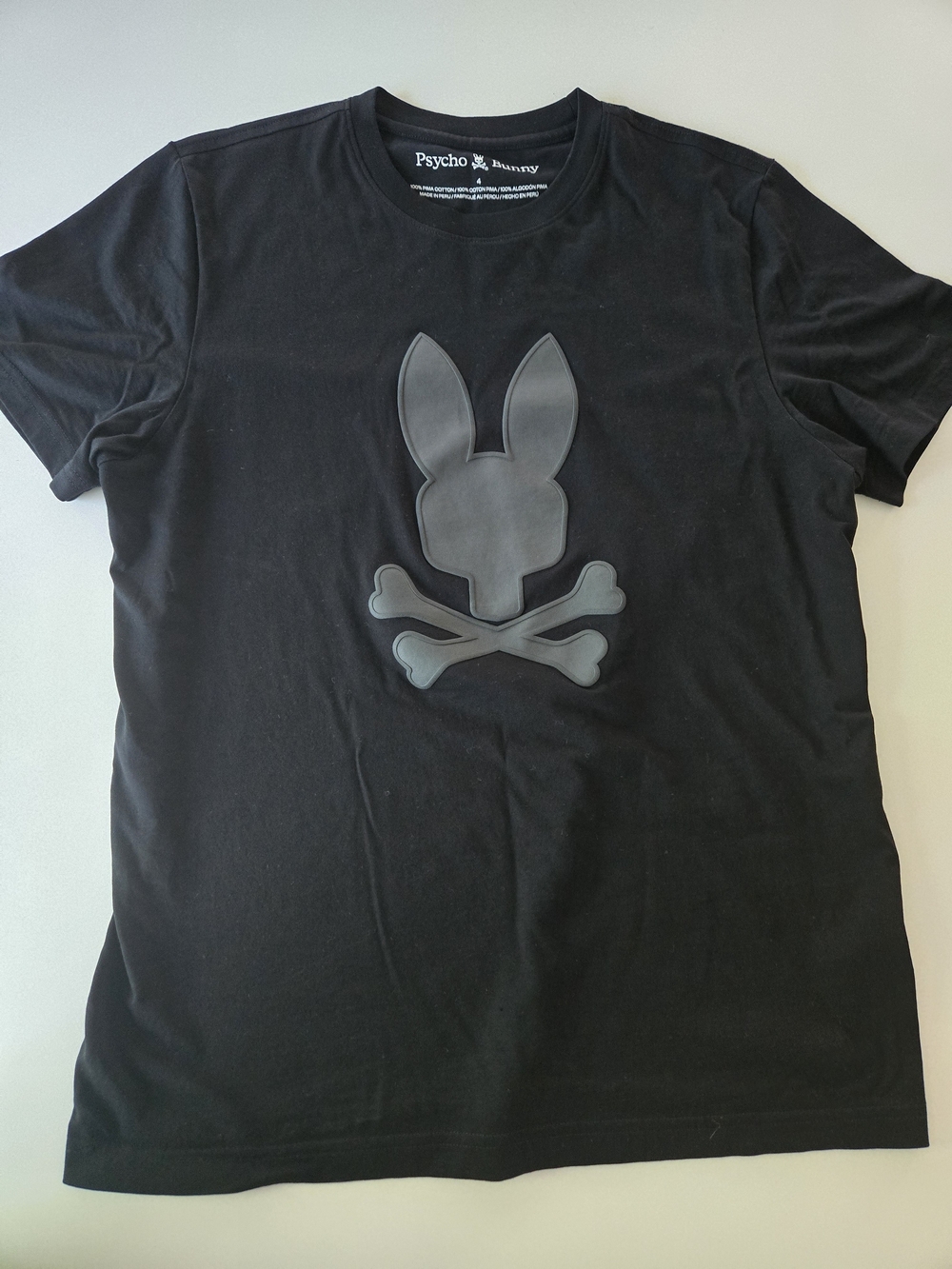 Psycho Bunny Black Logo Tee